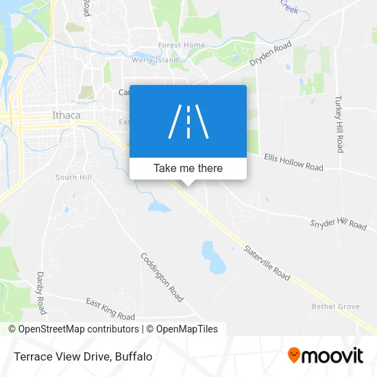 Terrace View Drive map