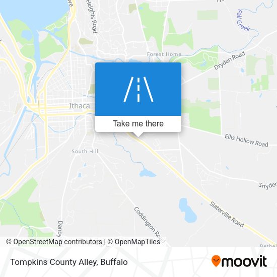 Tompkins County Alley map