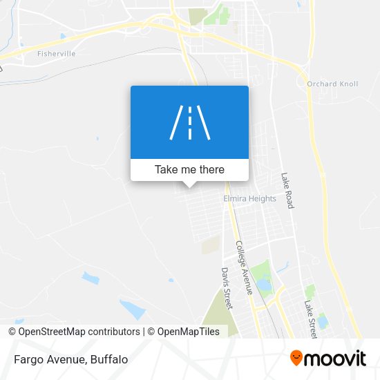 Mapa de Fargo Avenue