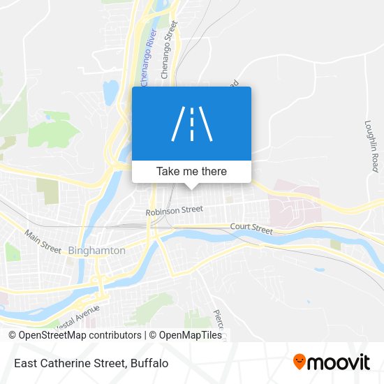 East Catherine Street map