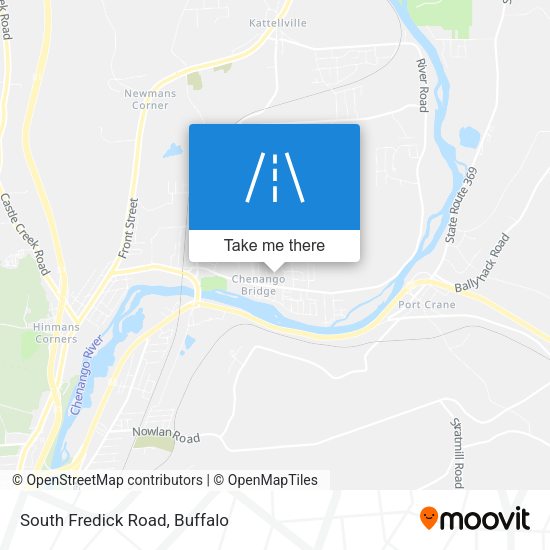 South Fredick Road map