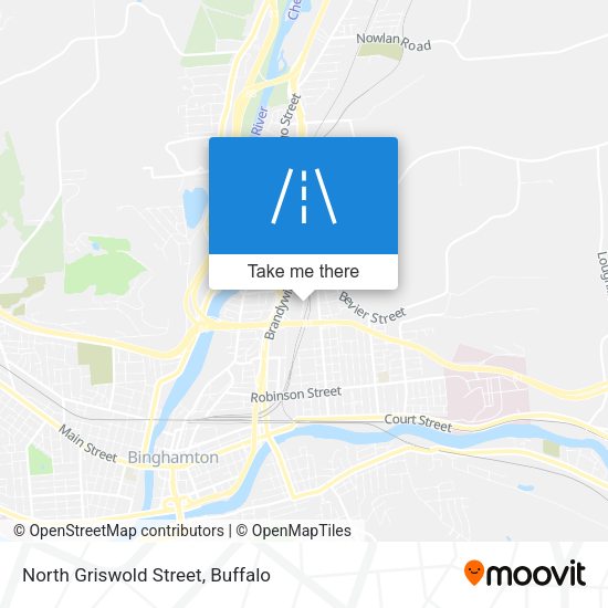 North Griswold Street map