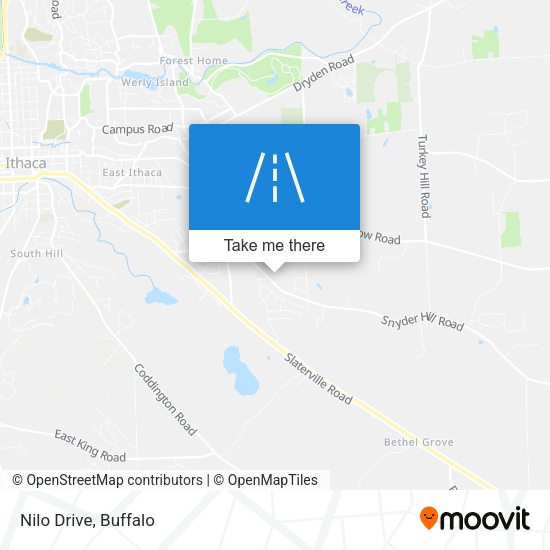 Mapa de Nilo Drive