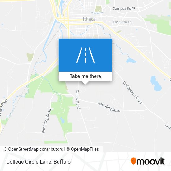 College Circle Lane map