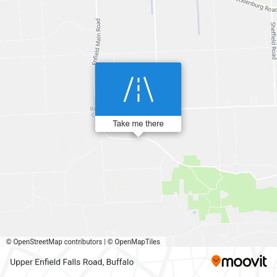 Upper Enfield Falls Road map