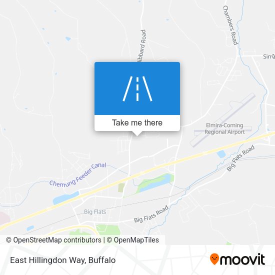 East Hillingdon Way map