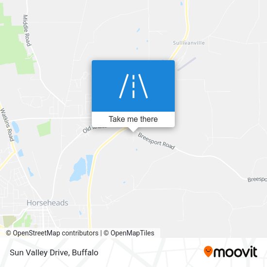 Mapa de Sun Valley Drive