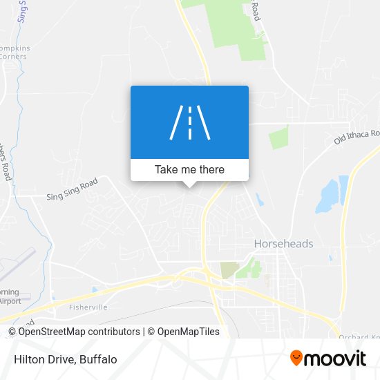 Mapa de Hilton Drive