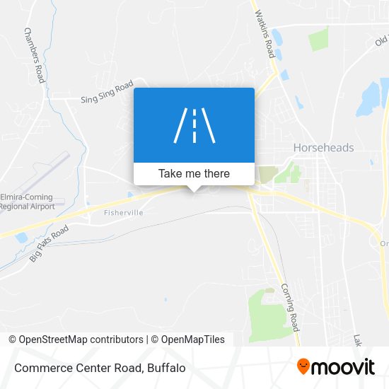 Mapa de Commerce Center Road