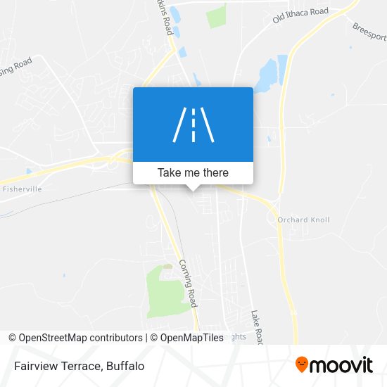 Fairview Terrace map