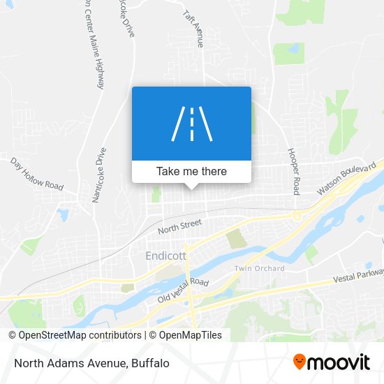 Mapa de North Adams Avenue