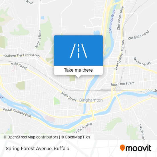 Spring Forest Avenue map