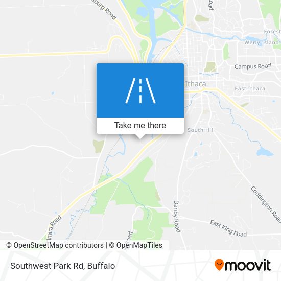 Southwest Park Rd map