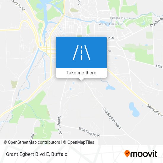 Mapa de Grant Egbert Blvd E