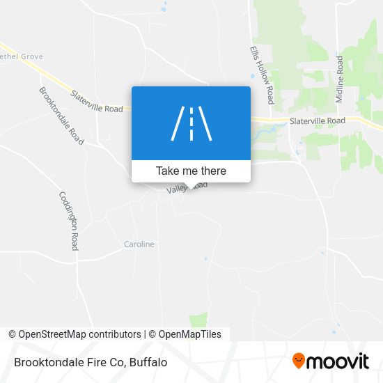 Brooktondale Fire Co map