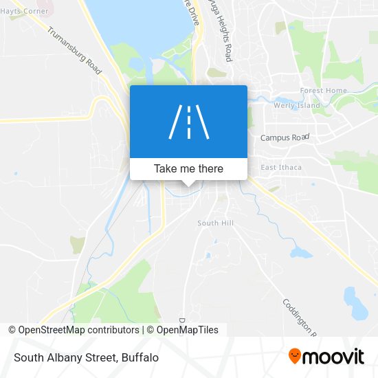 Mapa de South Albany Street