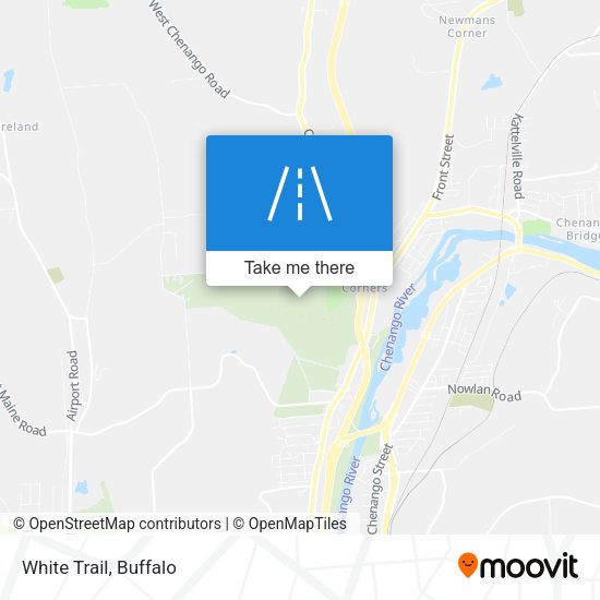 Mapa de White Trail