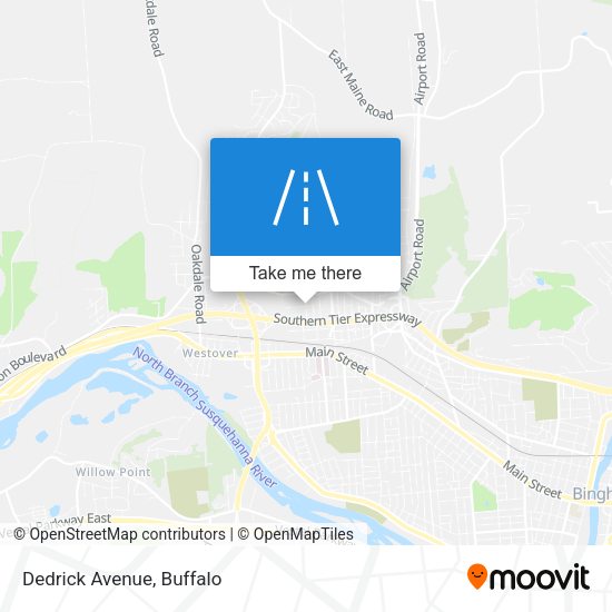 Mapa de Dedrick Avenue