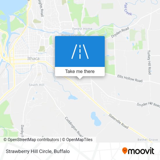 Strawberry Hill Circle map