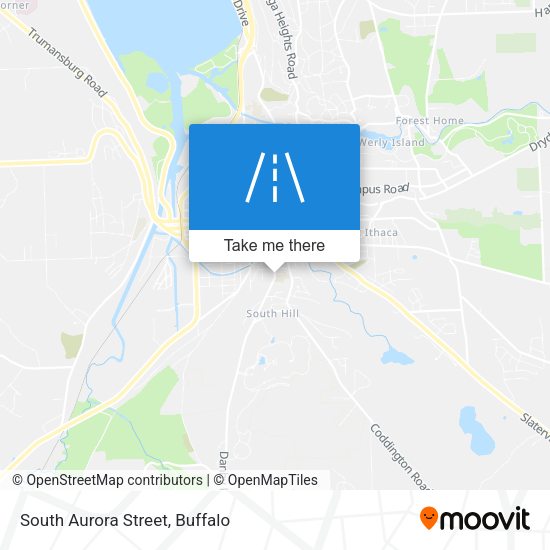 Mapa de South Aurora Street