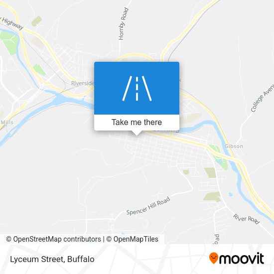 Mapa de Lyceum Street
