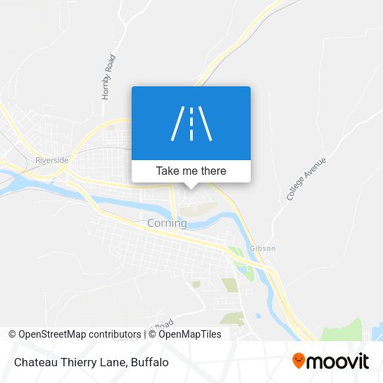 Mapa de Chateau Thierry Lane