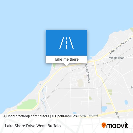 Lake Shore Drive West map