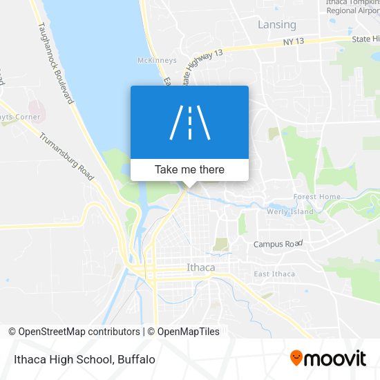 Mapa de Ithaca High School