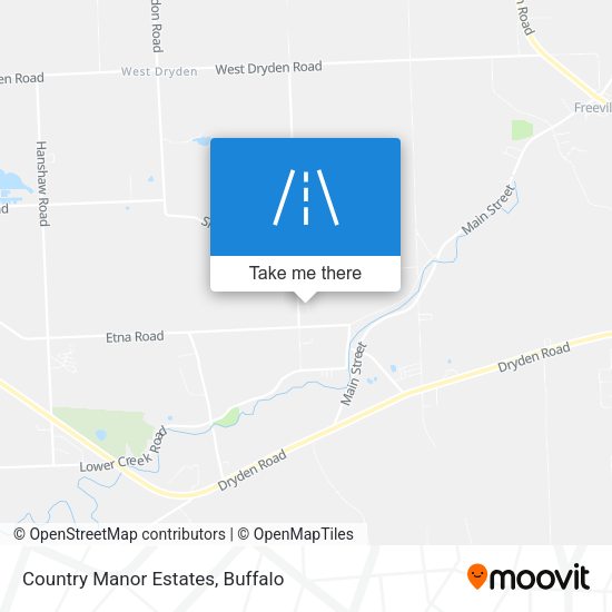 Country Manor Estates map