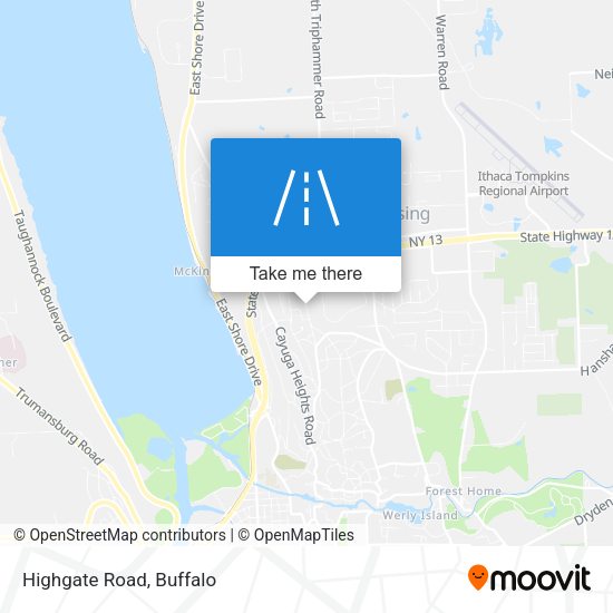 Mapa de Highgate Road