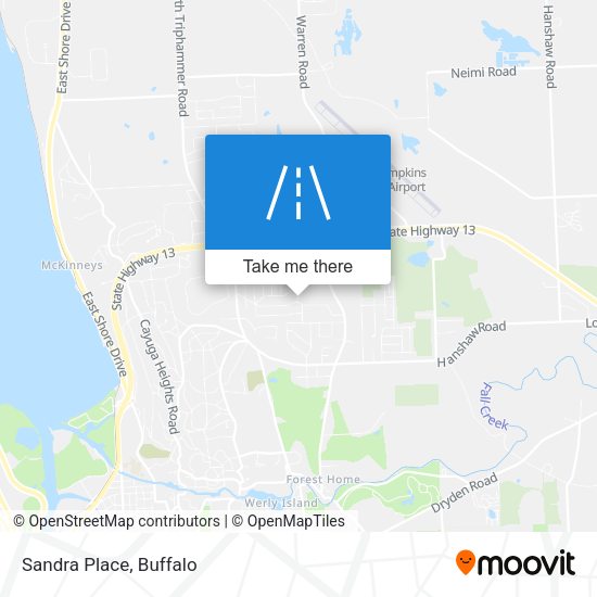 Mapa de Sandra Place