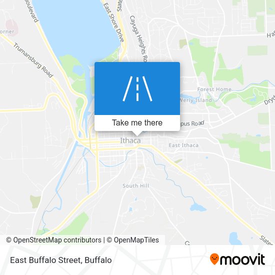 Mapa de East Buffalo Street