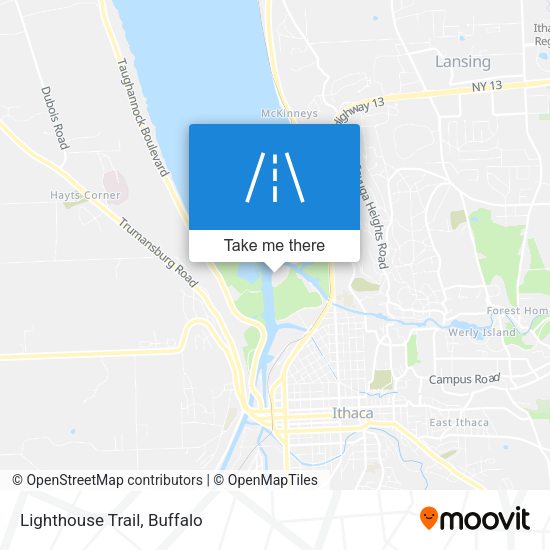 Mapa de Lighthouse Trail