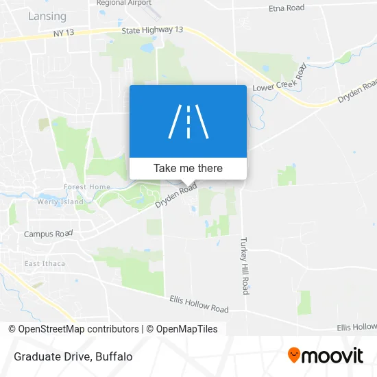 Graduate Drive map
