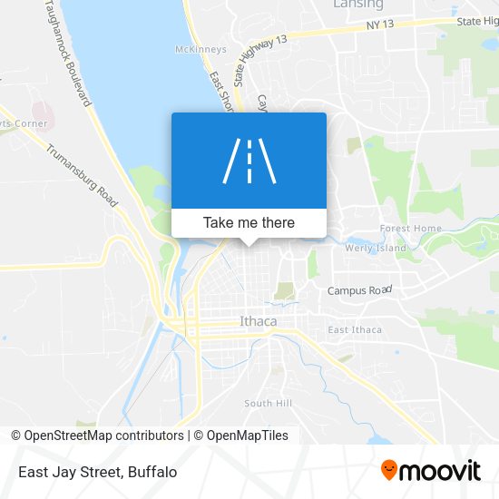 Mapa de East Jay Street