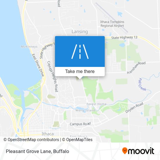 Pleasant Grove Lane map