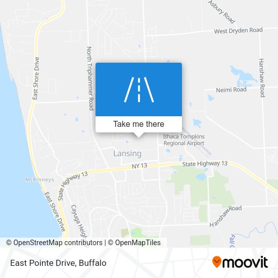 Mapa de East Pointe Drive