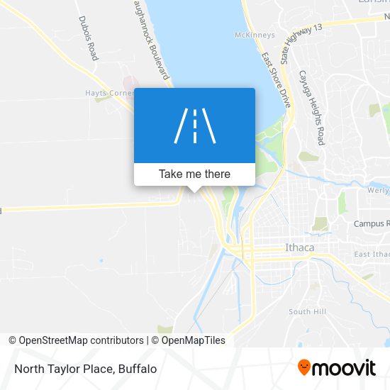 North Taylor Place map