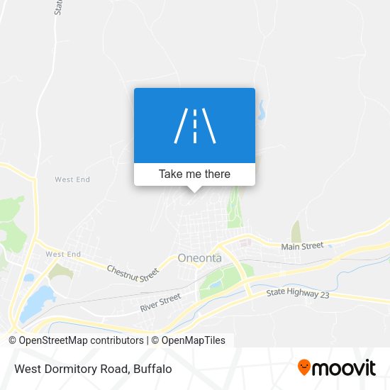 West Dormitory Road map