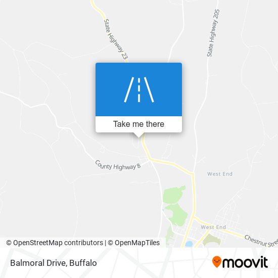 Mapa de Balmoral Drive