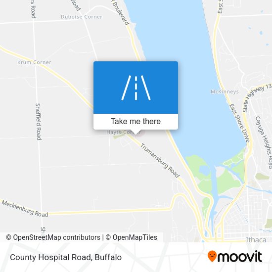 County Hospital Road map