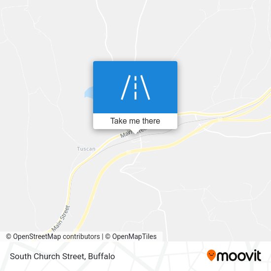 South Church Street map