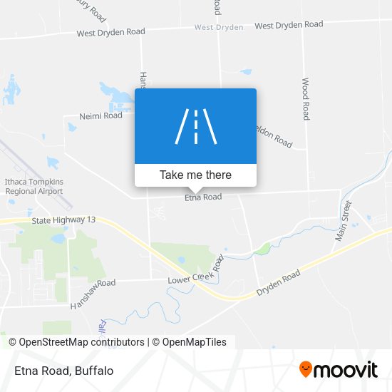 Mapa de Etna Road