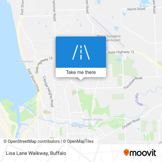 Mapa de Lisa Lane Walkway