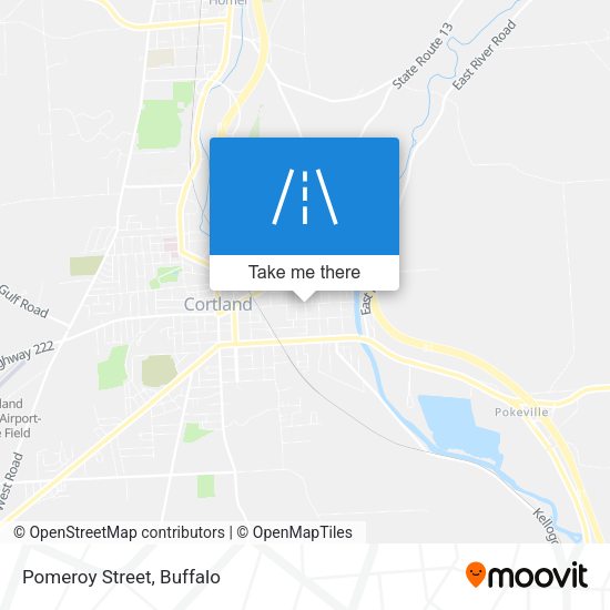 Mapa de Pomeroy Street
