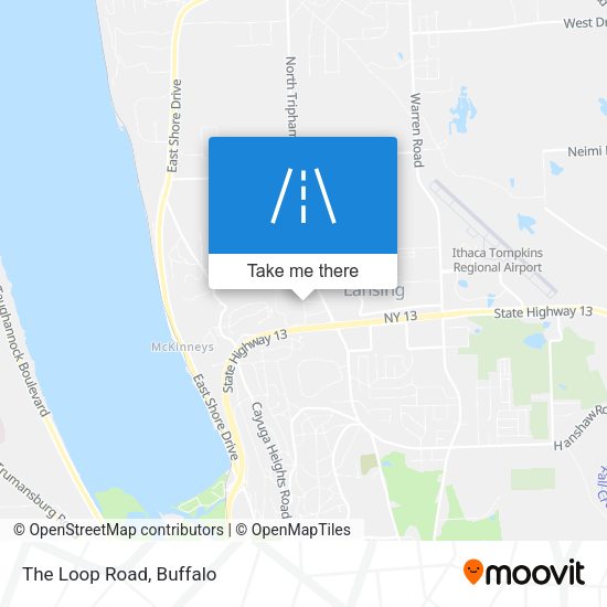 Mapa de The Loop Road