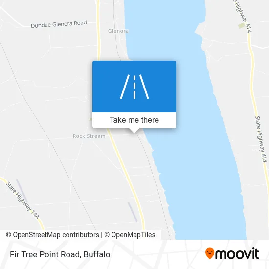 Fir Tree Point Road map