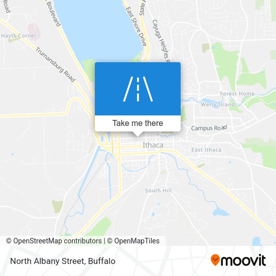 North Albany Street map