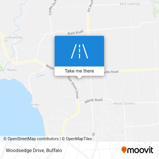 Mapa de Woodsedge Drive