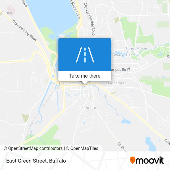 Mapa de East Green Street